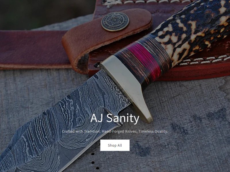 AJ Sanity is a knife store in Franklin Square, New York with a wide selection of knives.