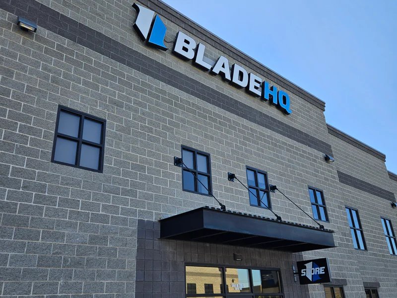 Blade HQ Utah Store Front is a knife store in Alton, Utah featuring Custom, Mac knives and knife sharpening.
