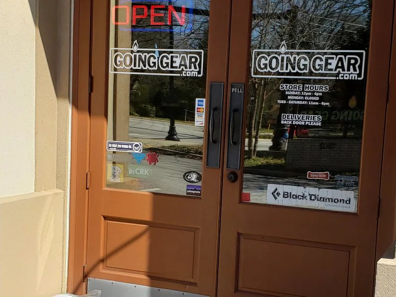 Going Gear is a knife store in Atlanta, Georgia featuring Custom knives and knife sharpening.