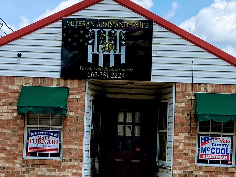 Veteran Arms And Knife is a knife store in Fayette, Mississippi with a wide selection of knives and sharpening.