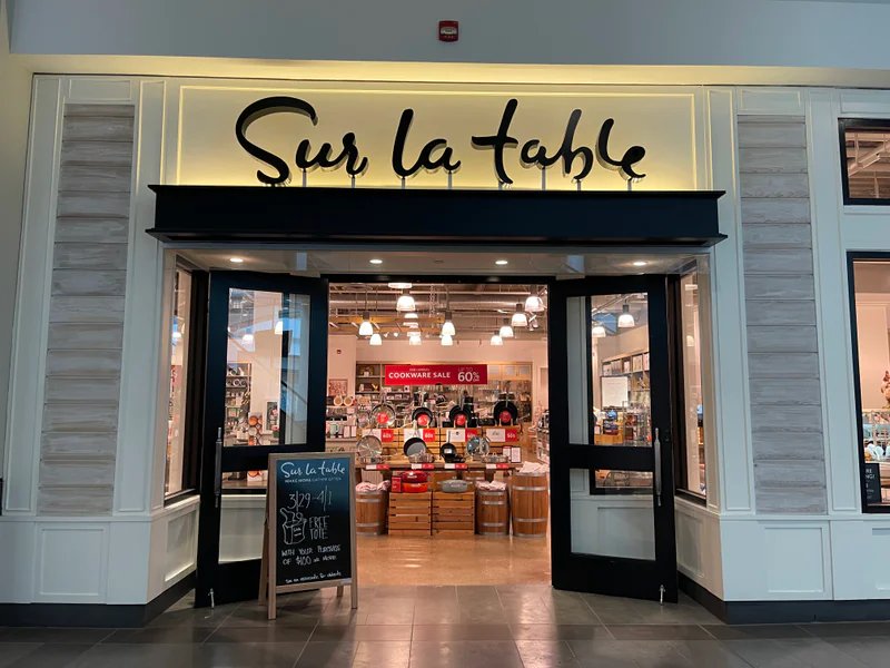 Sur La Table is a knife store in White Plains, New York featuring Chef, Custom, Kitchen knives and knife sharpening.