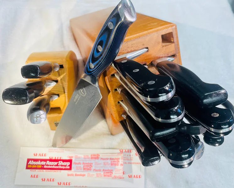 Absolute Razor Sharp is a knife sharpening store in Ardenvoir, Washington providing blade services.