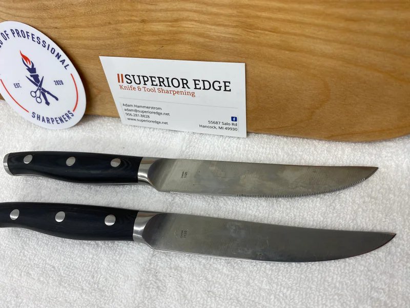 Superior Edge is a knife sharpening store in Ahmeek, Michigan providing blade services.