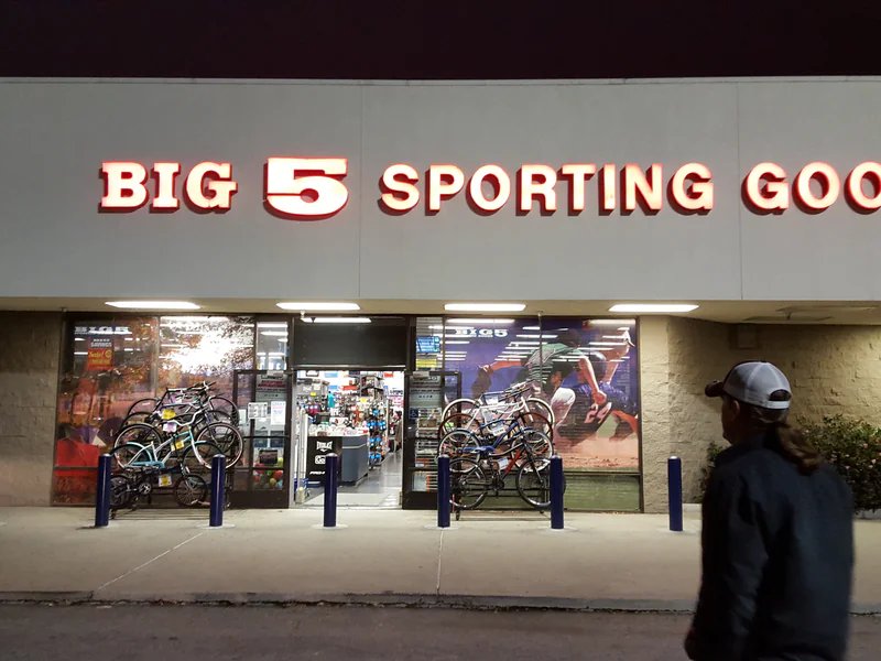 Big 5 Sporting Goods is a knife store in Salinas, California with a wide selection of knives and sharpening.