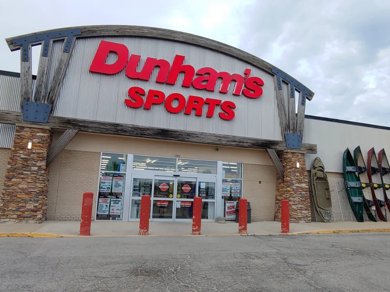 Dunham's Sports is a knife store in Ludington, Michigan featuring Hunting knives.