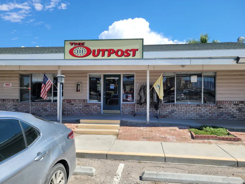 The Outpost is a knife store in Pahrump, Nevada with a wide selection of knives and sharpening.