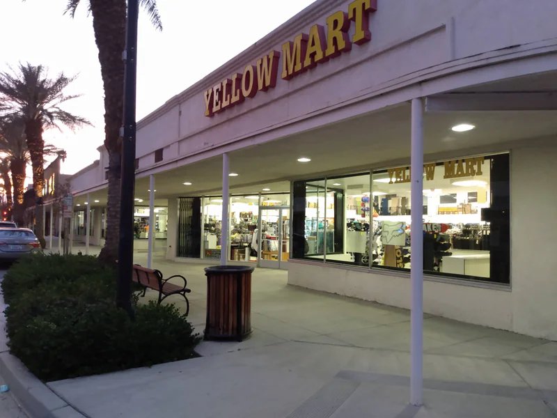 Yellow Mart Stores is a knife store in Indio, California with a wide selection of knives.