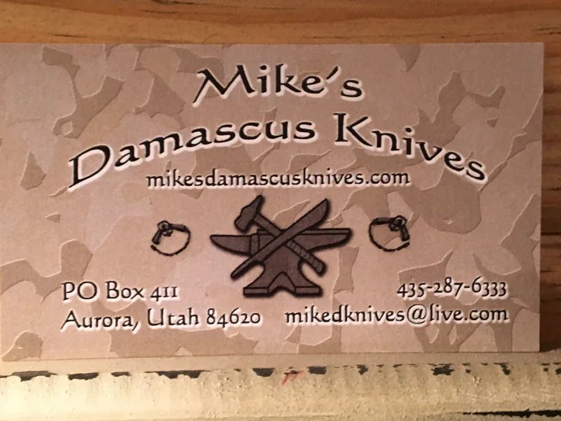 Mike’s Damascus Knives, LLC is a knife store in Boulder, Utah featuring Handmade, Damascus, Custom knives and knife sharpening.