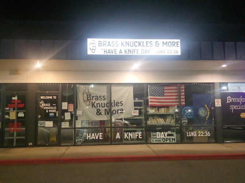 Brass Knuckles & More LLC is a knife store in Brightwood, Oregon featuring Mac, Tactical knives.