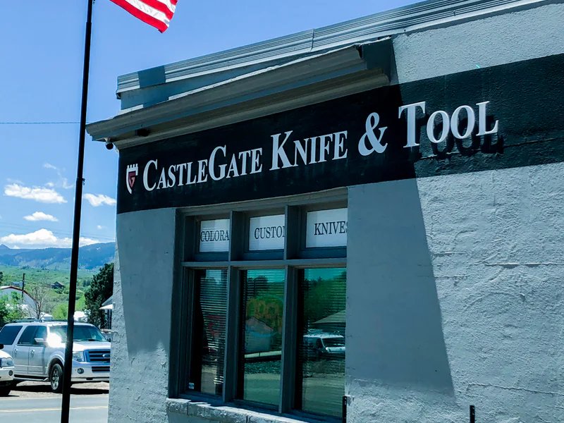 CastleGate Knife and Tool is a knife store in Agate, Colorado featuring Kitchen, Hunting, Tactical knives and knife sharpening.