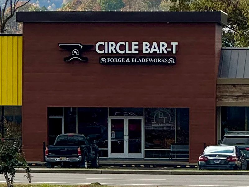 Circle Bar T Forge & Blade Works is a knife store in Bean Station, Tennessee featuring Handmade knives and knife sharpening.
