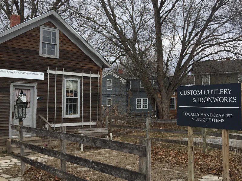 Custom Cutlery & Ironworks is a knife store in Andover, Iowa with a wide selection of knives and sharpening.