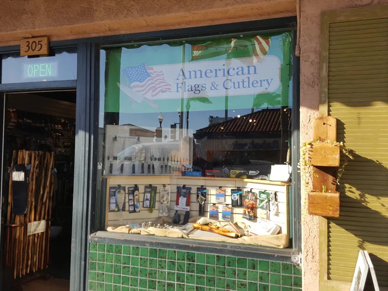 American Flags & Cutlery is a knife store in Oxnard, California with a wide selection of knives.