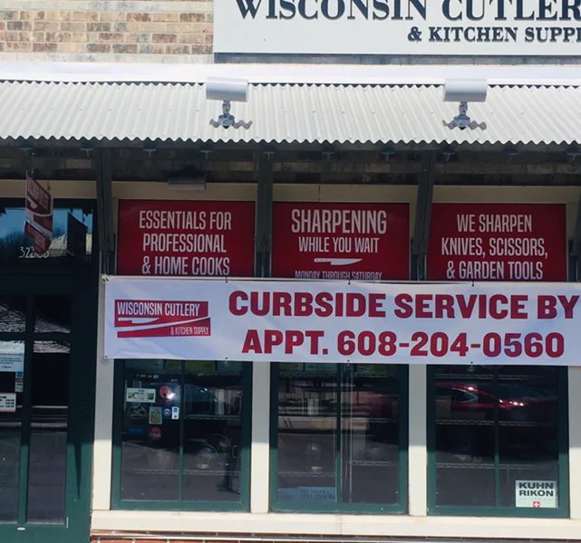 Wisconsin Cutlery & Kitchen Supply is a knife store in Madison, Wisconsin featuring Shun, Kitchen, Wusthof knives and knife sharpening.