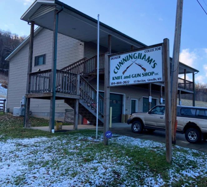 Cunningham's Knife and Gun Shop is a knife store in Adrian, West Virginia with a wide selection of knives and sharpening.