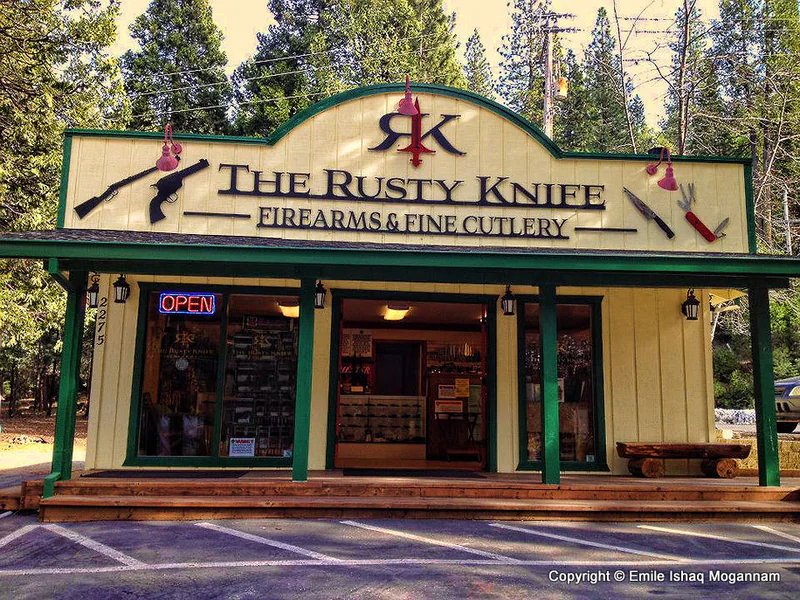 The Rusty Knife is a knife store in Olympic Valley, California featuring Pocket knives and knife sharpening.