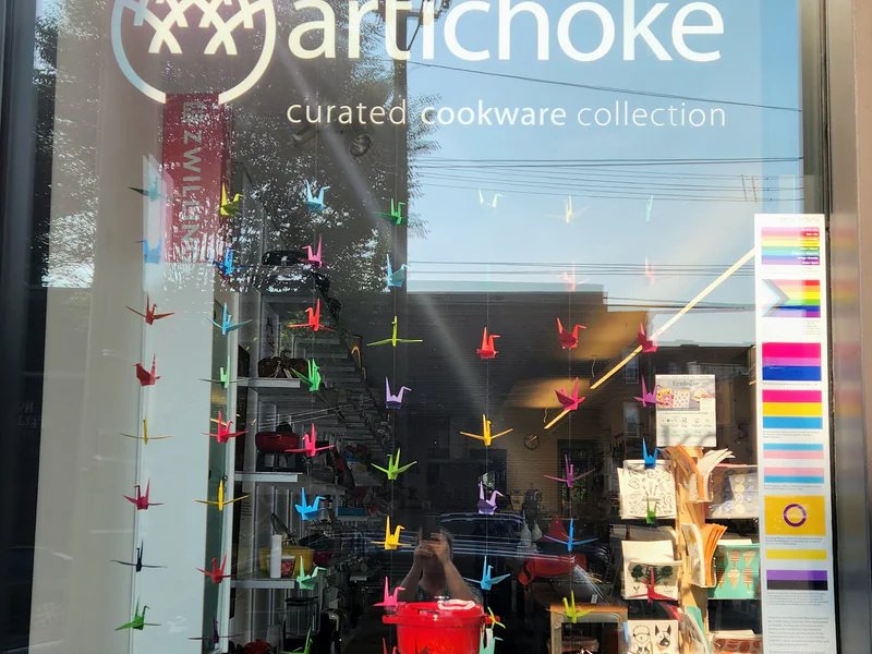 Artichoke Curated Cookware Collection is a knife store in Cincinnati, Ohio featuring Kitchen knives and knife sharpening.