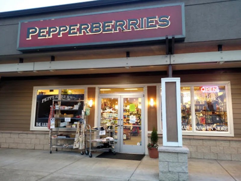 Pepperberries Kitchen Store is a knife store in Culp Creek, Oregon featuring Custom knives and knife sharpening.