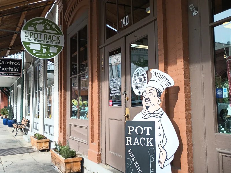 The Pot Rack is a knife store in Prospect, Oregon featuring Custom, Kitchen knives and knife sharpening.