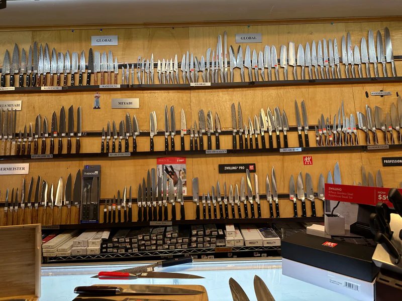 Warren Kitchen & Cutlery is a knife store in Addison, New York featuring Chef, Japanese, Pocket knives and knife sharpening.