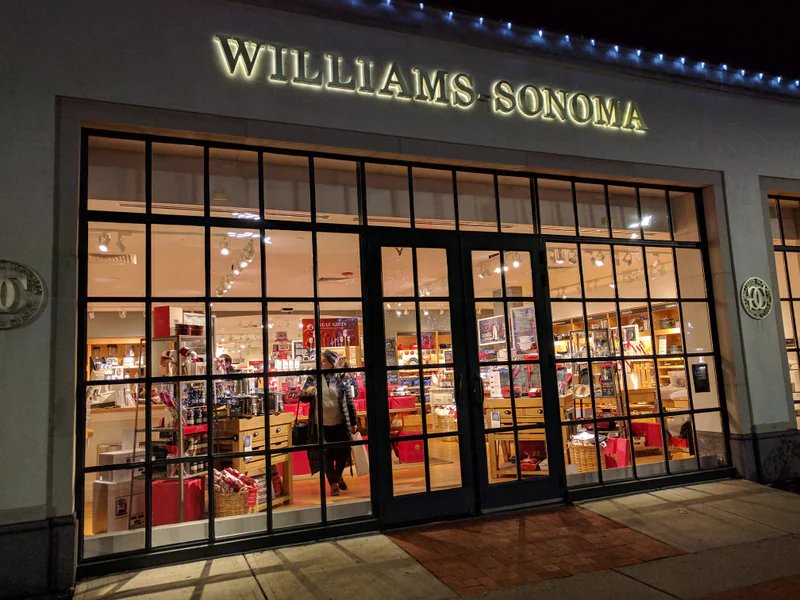 Williams-Sonoma is a knife store in Providence, Rhode Island featuring Kitchen, Custom knives and knife sharpening.