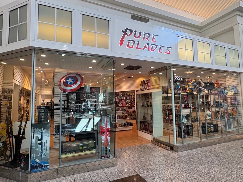 Pure Blades Knives & Collectibles is a knife store in Murrieta, California with a wide selection of knives and sharpening.