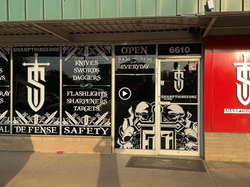 Sharp Things OKC is a knife store in Dustin, Oklahoma featuring Custom knives and knife sharpening.