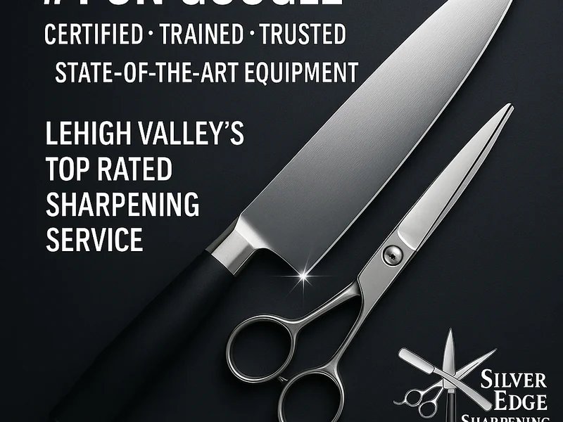 Silver Edge Sharpening is a knife sharpening store in Allentown, Pennsylvania providing blade services.