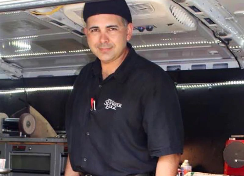 The Sharper Edge is a knife sharpening store in New Braunfels, Texas providing blade services.