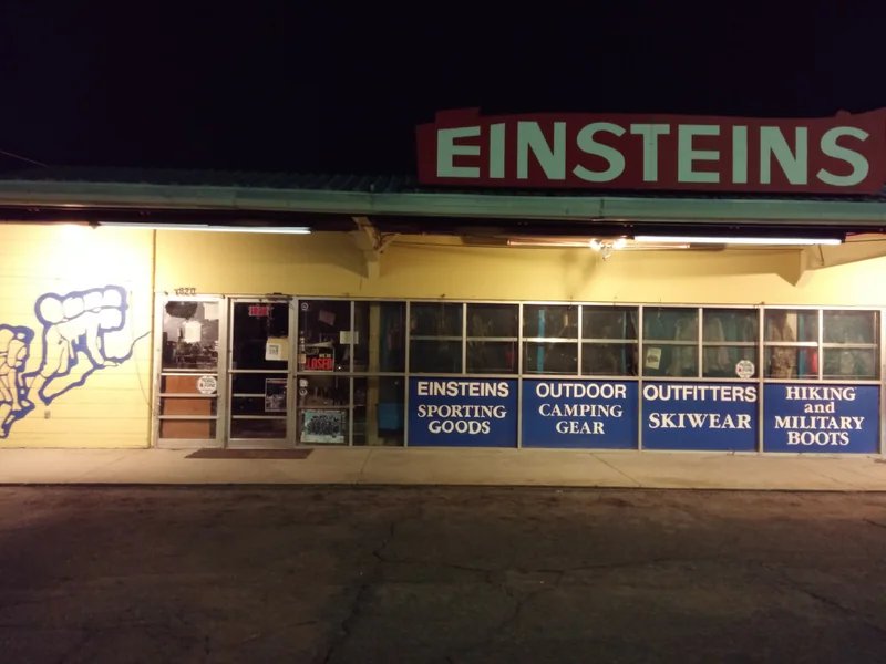 Einstein's Outdoor Outfitters is a knife store in Topeka, Kansas featuring Custom knives.