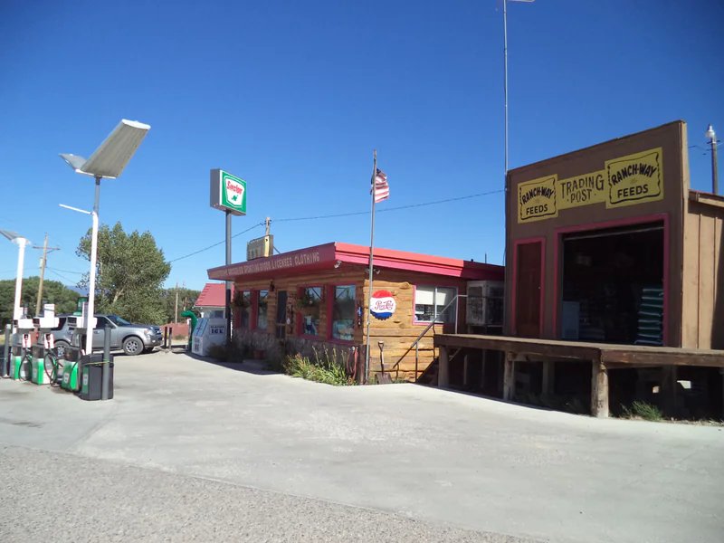Trading Post is a knife store in Encampment, Wyoming featuring Hunting knives.